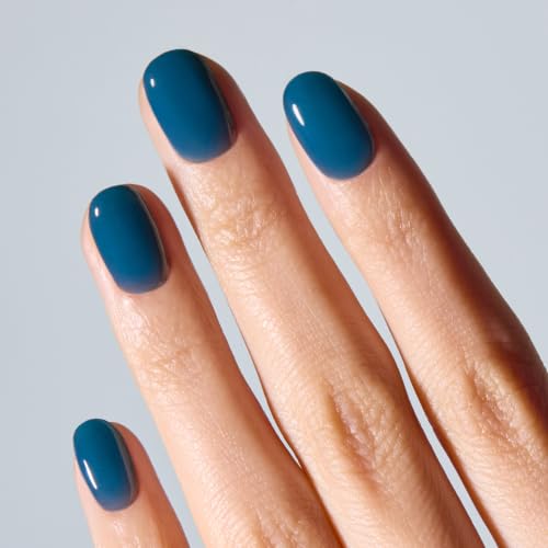 Semi Cured Gel Nail Strips - Blueberry Veil, Easy Application, Long-Lasting