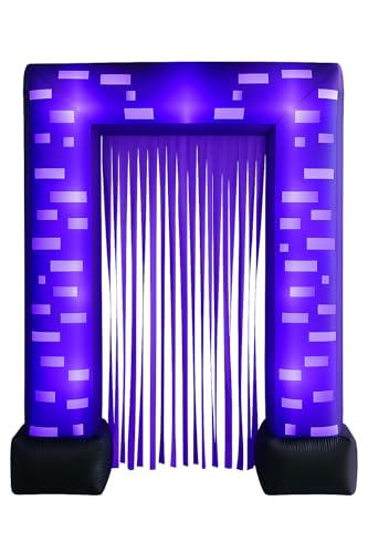 7.4FT Halloween Inflatable Car Decoration Kit with LED Arch for Trunk or Treat
