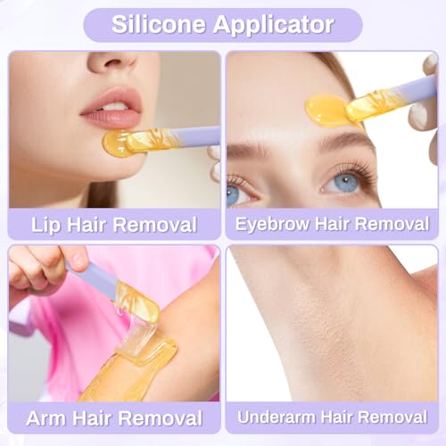 Reusable Silicone Wax Spatula for Hair Removal and Body Care