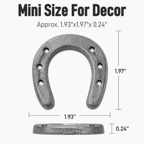 50 Pcs Mini Cast Iron Horseshoes for Decoration - Rustic Farmhouse Style - Variation of THIS listing