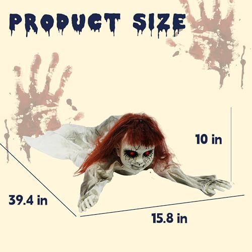 Zombie Groundbreaker Halloween Animatronic Decoration - Scary Outdoor Doll