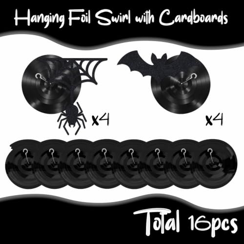 Halloween Hanging Bat Decorations Set - Spooky Ceiling & Window Decor