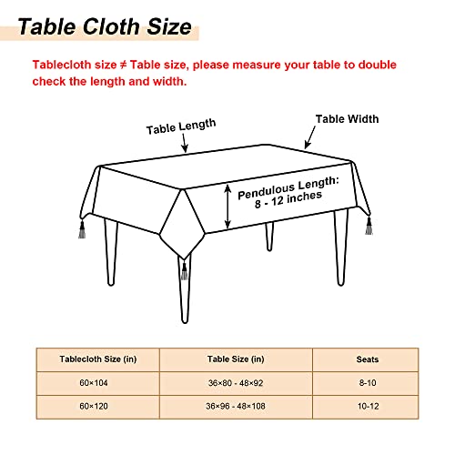 Jacquard Black Damask Fabric Tablecloth 60x104 Inch Luxury Rectangular Cover - Loom and Mill Variation