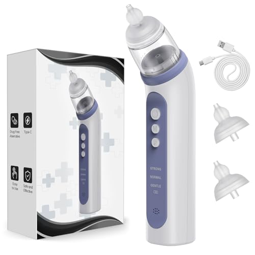 Eustachian Tube Unclogger, Ear Pressure Relief Device for Flying, Diving & Altitude Changes, Gentle & Controlled Airflow to Support Natural Pressure Equalization-Purple