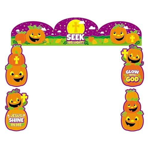 Christian Trunk or Treat Car Decorations Kit - Religious Halloween Party Supplies, 7 Pieces