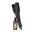 GHD Duet Style Power Couple - 2-in-1 Hot Air Hair Styler (Black) & Sleek Talker Hair Oil (3.2 fl. Oz.)