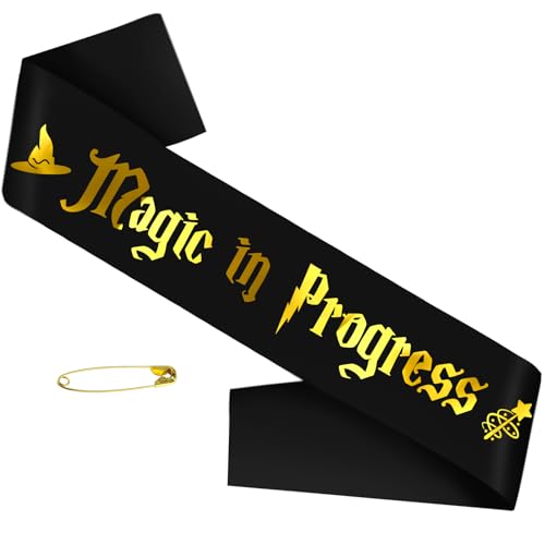 Magic Themed Baby Shower Sash - Mom to Be Gender Reveal Party Accessory