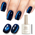 Born Pretty Deep Mystic Blue Cat Magnetic Eye Gel Polish - Moon Phase Variation
