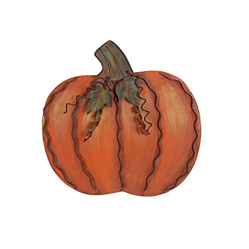 Metal Pumpkin Decoration for Home S-b Free Standing Fall Harvest Halloween Decor