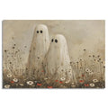 Unframed Ghosts in Wildflower Meadow Canvas Wall Art - Fall Landscape Poster 12x16in