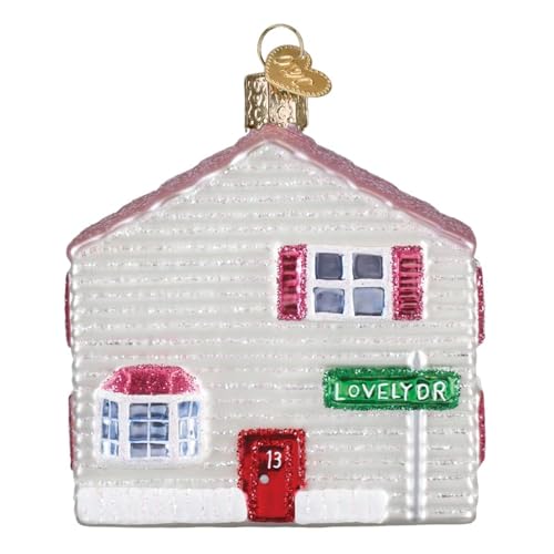 Old World Christmas Doll House Glass Ornament - Handcrafted Holiday Decor