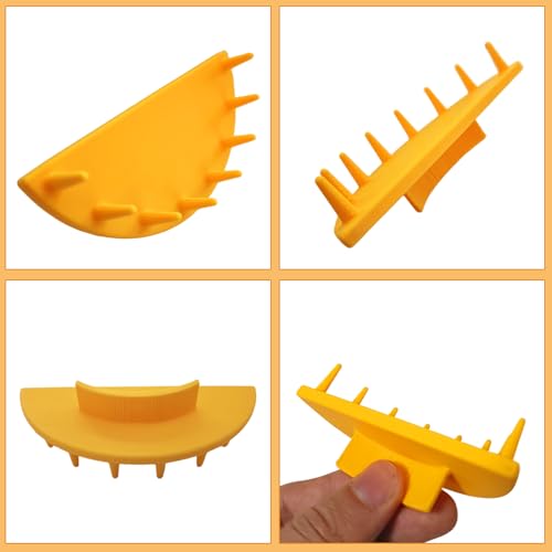 Cake Arch Guide Tools Set for 4-12 Inch Cakes - Ruffle Piping Decorating Guide - Yellow, Variation A