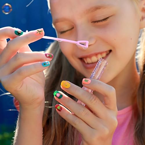 Witch Nail Stickers - 8 Sheets Halloween & Fantasy Nail Decals for Kids & Teens