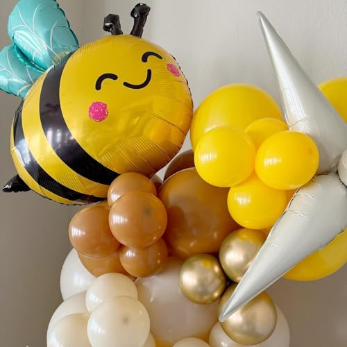 Honeybee Foil Balloon Set - 6 Pack 31 Inch Party Decorations