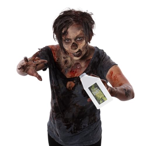 Liquid Latex for Special Effects 2 Pack Set 16 Oz Skin-Safe & Clear Dries Fast