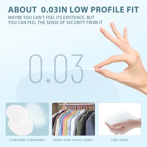 Armpit Sweat Pads for Women and men, Underarm Sweat Pads can Easily Absorb Sweat and Neutralize Odors, Individually Packaged Sweat Pads for Under Arms Stay Confident (100 Count (Pack of 1))