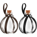 Halloween Potion Bottles with Leather Belt - 2 Pack Witch Costume Props