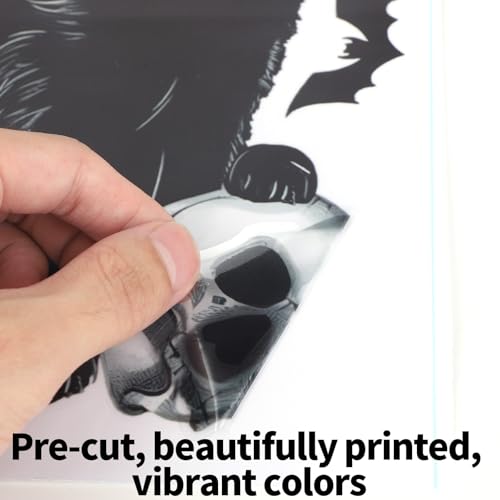 Black Cat Halloween Window Clings - 4 Sheets Spooky Party Decorations
