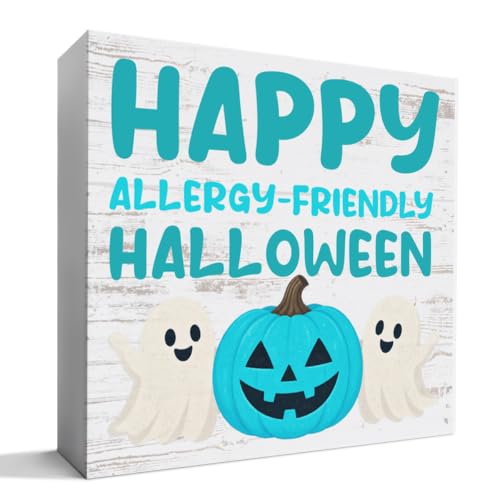 Halloween Candy Sign Decor - Allergy Friendly Wooden Sign, Color 17