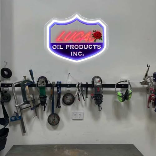 Dimmable Neon Wall Sign for Garage & Auto Shop Decor - Racing Car Lover Gift