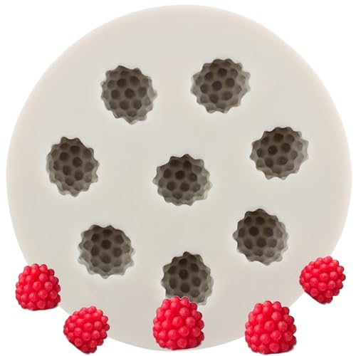 Silicone Raspberry Candy Mold for Cake Decorating - Style B