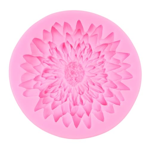 Dahlia Silicone Flower Mold - Chrysanthemum Style E for Cake Decorating