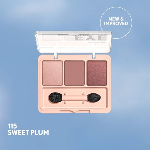 Eyeshadow Trio - Sweet Plum, Matte & Shimmer Finishes, Vegan & Talc-Free, 0.14oz - Variation 115