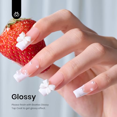 15ml Gel Nail Polish Set - White & Eucalyptus Green, Long-Lasting UV Friendly