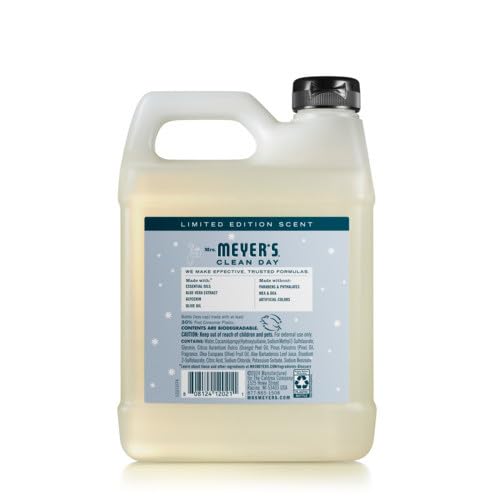 Mrs. MEYER'S CLEAN DAY Hand Soap Refills 33 FL OZ, (Iowa Pine + Snowdrop) (Variety Pack)