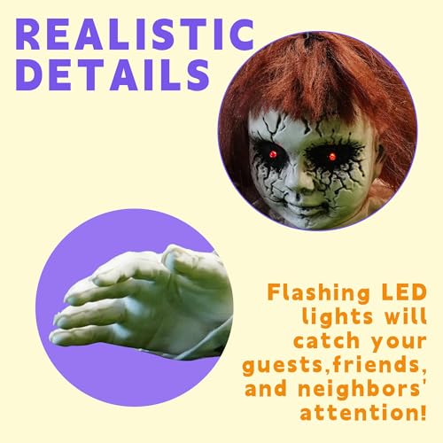 Zombie Groundbreaker Halloween Animatronic Decoration - Scary Outdoor Doll