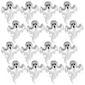 16Pcs Halloween Ghost Balloons - Ghost Shaped Foil Balloons for Party Decor