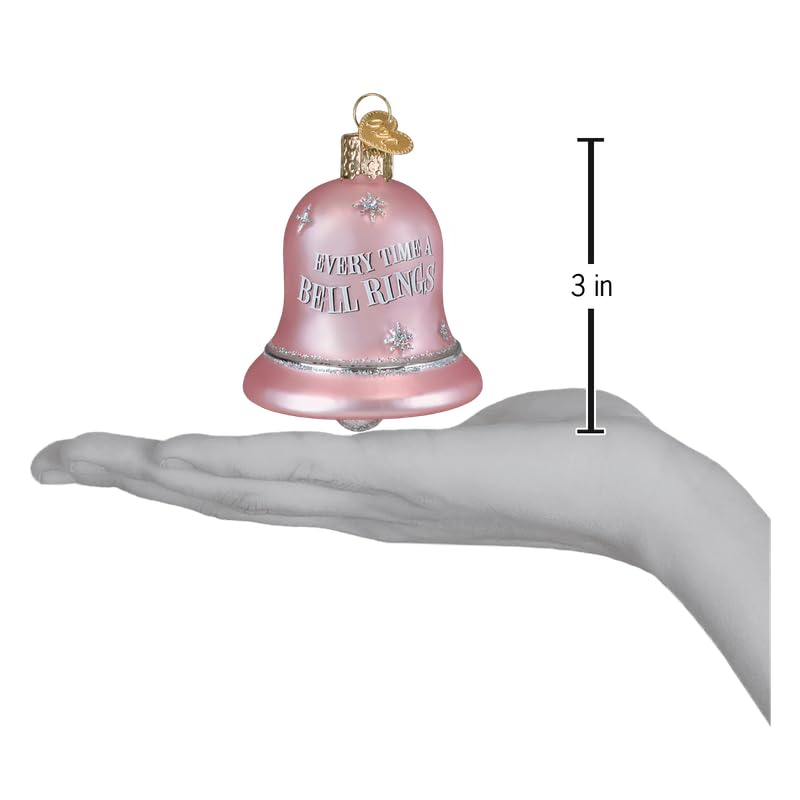 Every Time a Bell Rings Glass Christmas Ornament - Handcrafted Holiday Decor