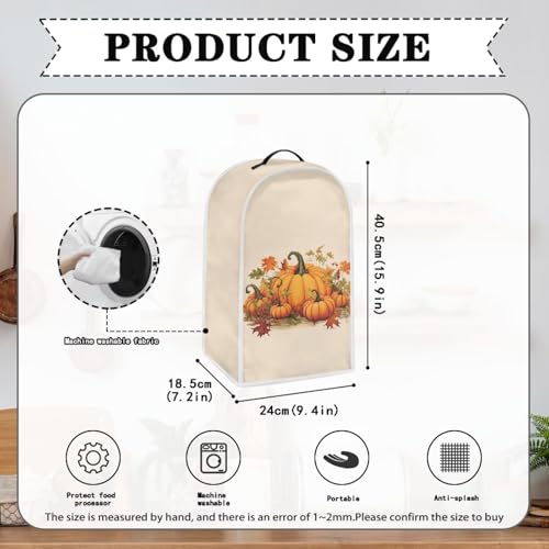 White Pumpkin Blender Cover Halloween Kitchen Decor for Blenders