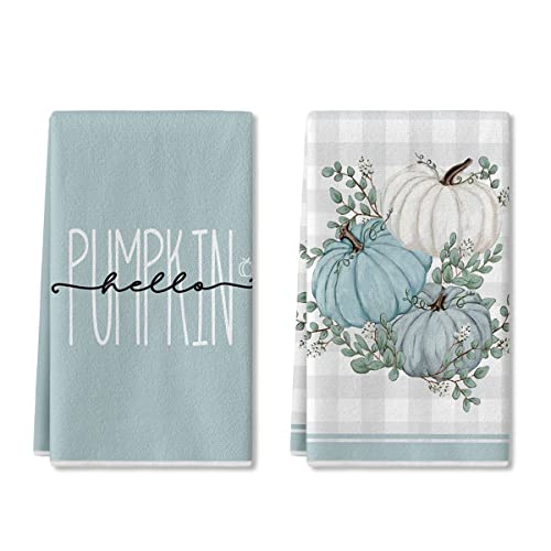 Seasonal Kitchen Table Decor Set - Dish Towels & Table Runner for Indoor Outdoor Use