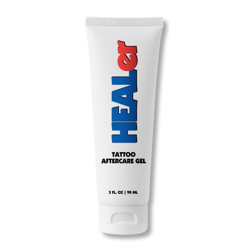 HEALer Tattoo Aftercare Gel - Aloe & Vitamin E Tattoo Moisturizer for New Tattoos, Fast-Absorbing, Non-Greasy Care for All Tattoos & Piercings, Gentle on Sensitive Skin, Travel Size, 3oz