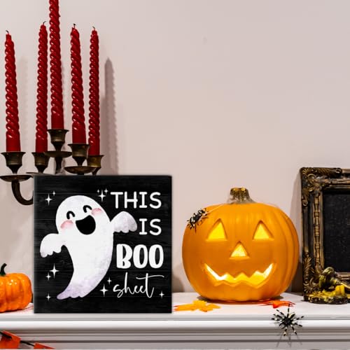 Halloween Decorations Sign Cute Halloween Wood Sign - Variation of THIS