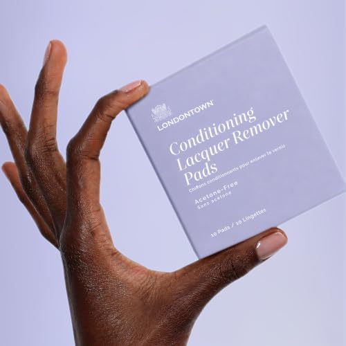 Nail Polish Remover Pads 10pcs - Non-Acetone, Strengthening & Moisturizing