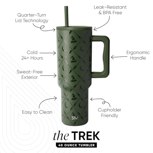 Halloween Tumbler with Handle - 40oz Witch Variation Trek Argyle