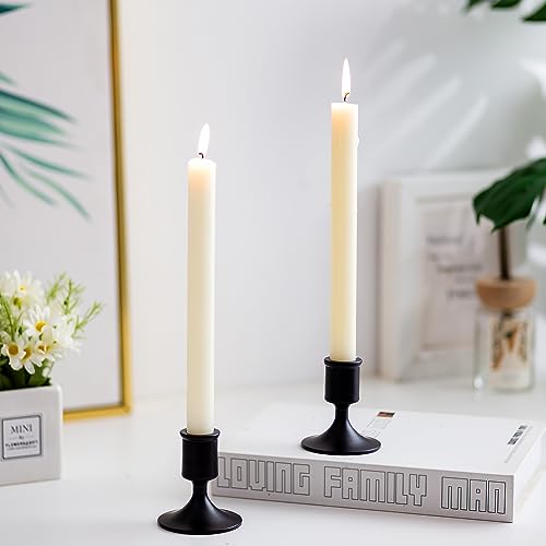2 Pcs Black Candlestick Candle Holders Set for Halloween Table Decor - Sziqiqi Variation of THIS listing