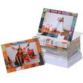 Halloween Photo Frame Cards with Envelopes 4x6 - 6 Designs, 96 Pack