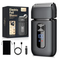 Brightup Men's Electric Foil Shaver - Black, Close & Comfortable Shaving