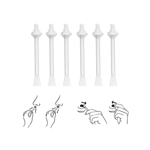 100 Packs Nose Wax Spatulas Small Waxing Applicator Sticks for Nostril Nasal Cleaning Ear Hairs Face Eyebrows Hair Removal