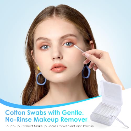 Liquid Makeup Remover Swabs for Waterproof Eye & Lip Makeup - 50 Pack