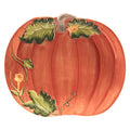 Pumpkin Serveware Platter 13.75x11.5 Inches - Harvest Morning Fall Decor