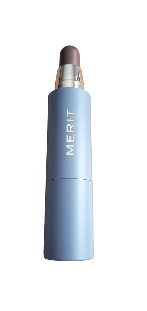 MERIT The Minimalist Foundation & Concealer Stick - Perfecting Umber Shade, 0.13 OZ