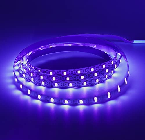 Black LED Black Light Strip 6.6ft/2M with 120 LEDs - Halloween & Fluorescent Decoration