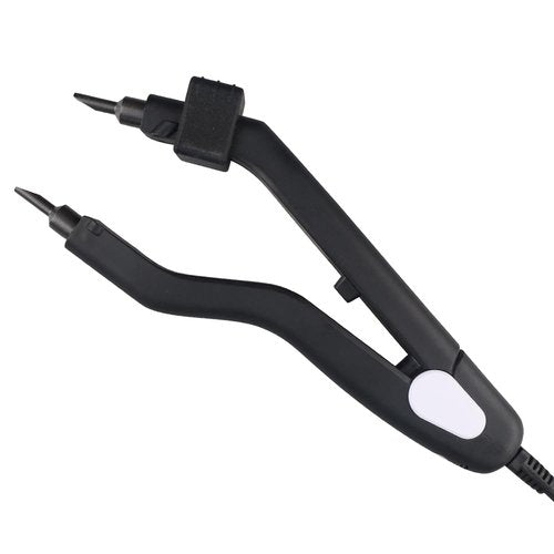GlamorDove Profession Fusion Hair Extensions Tool Melting Heat Iron Hair Connector with Heat Shield Guards Wand for Keratin Extensions Tool for C/U/I/Flat Tip US Plug Temperature Adjustable