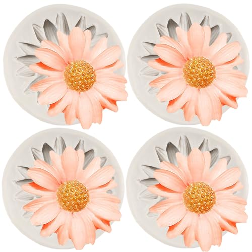 Sunflower Silicone Mold Chrysanthemum Flower Fondant Mold - Style A