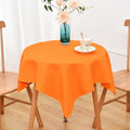 Orange Small Square Tablecloth 36 x 36 Inch Washable for Table Decor - Variation of THIS listing