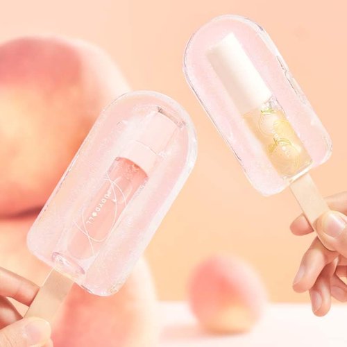 JUDYDOLL Lip Oil - Peach Honey Overlay for Sheer Glossy Shine | Hydrating & Non-Sticky Formula